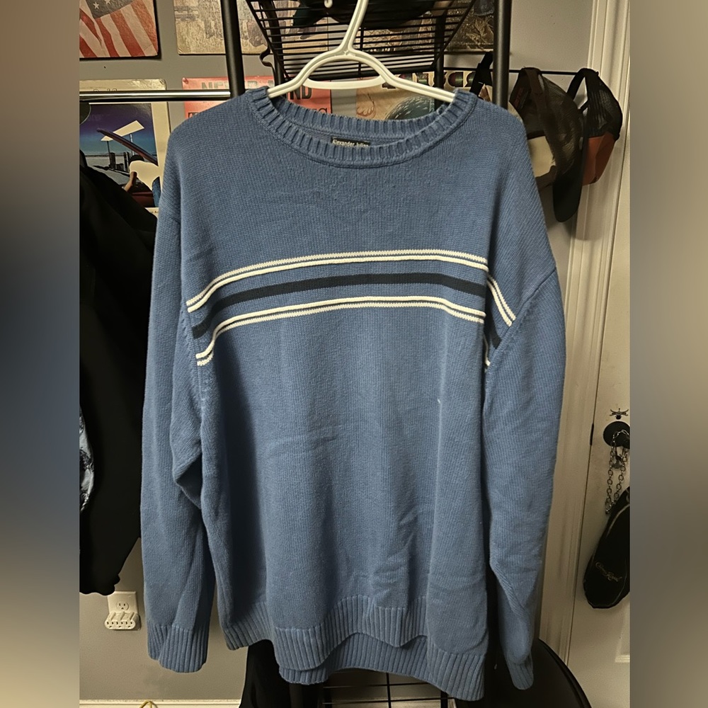 Alexander Julian Crewneck Knit Sweater